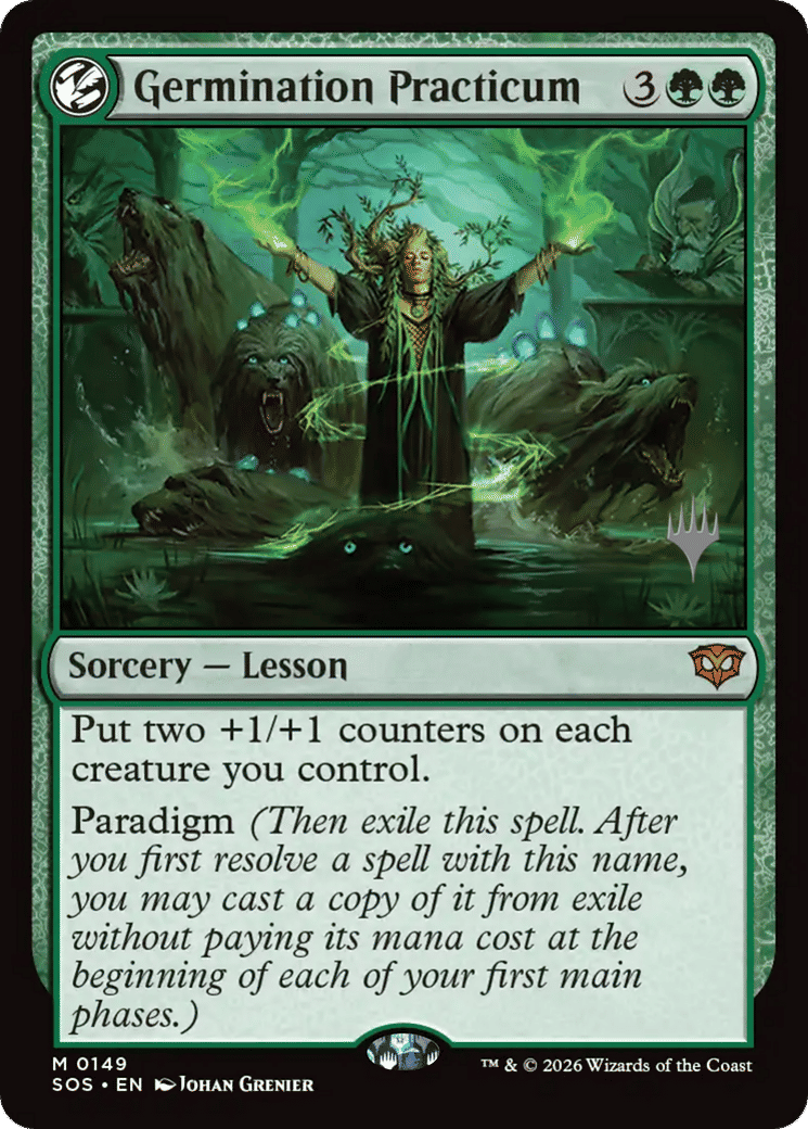 Germination Practicum — Secrets of Strixhaven Promos — Magic: The Gathering