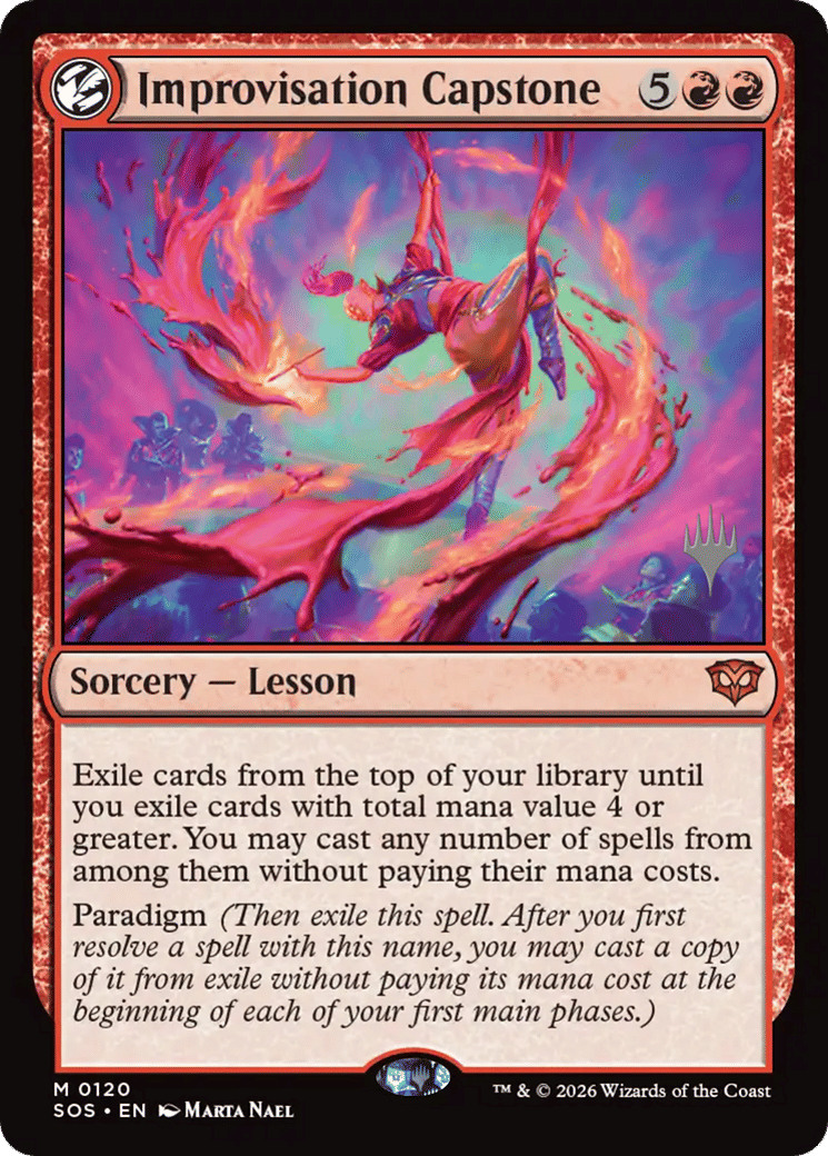 Improvisation Capstone — Secrets of Strixhaven Promos — Magic: The Gathering