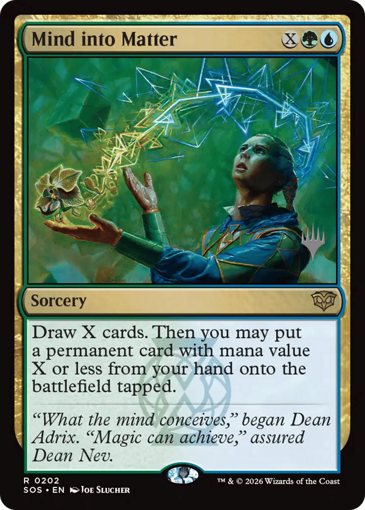Mind into Matter — Secrets of Strixhaven Promos — Magic: The Gathering