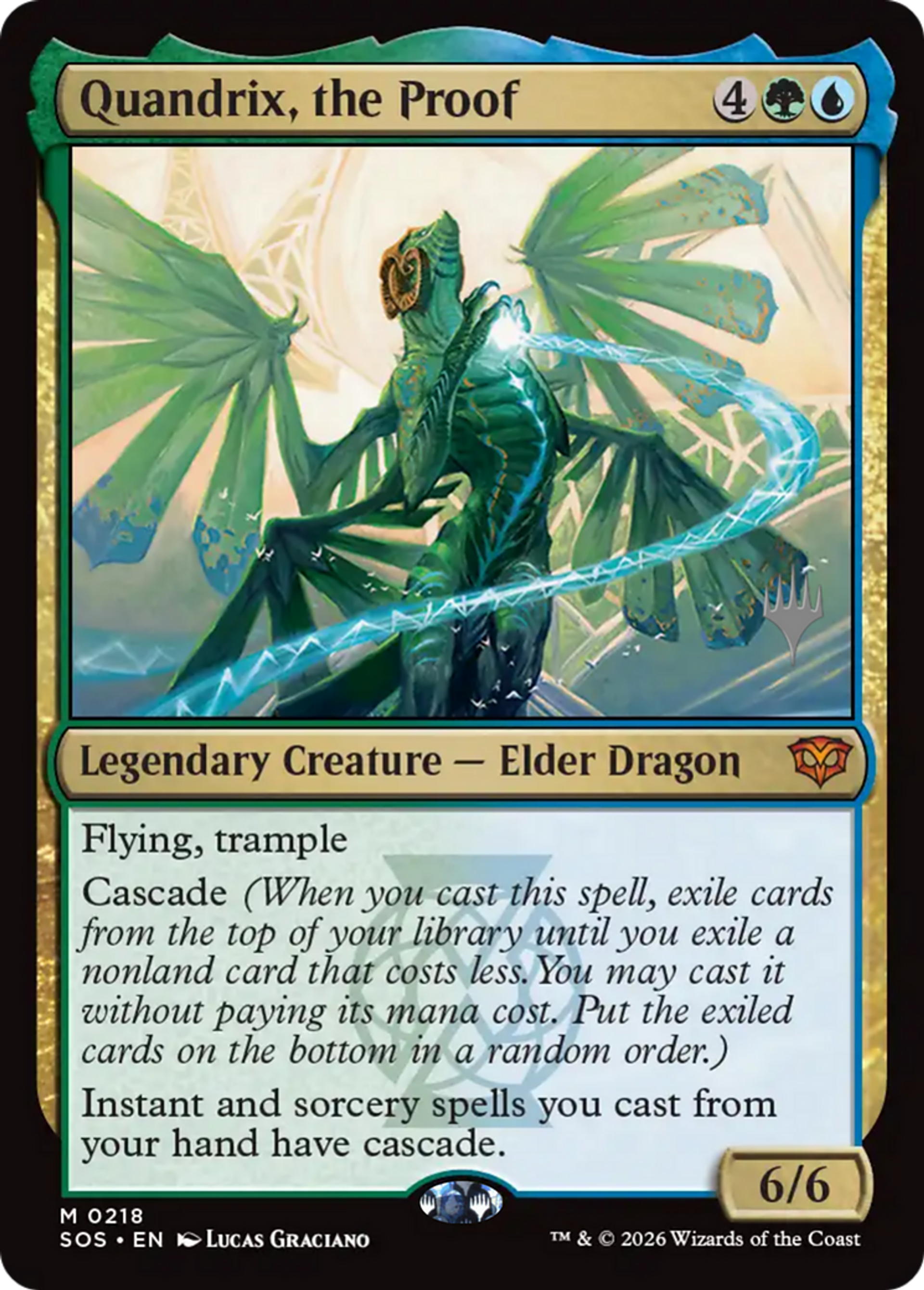 Quandrix, the Proof — Secrets of Strixhaven Promos — Magic: The Gathering