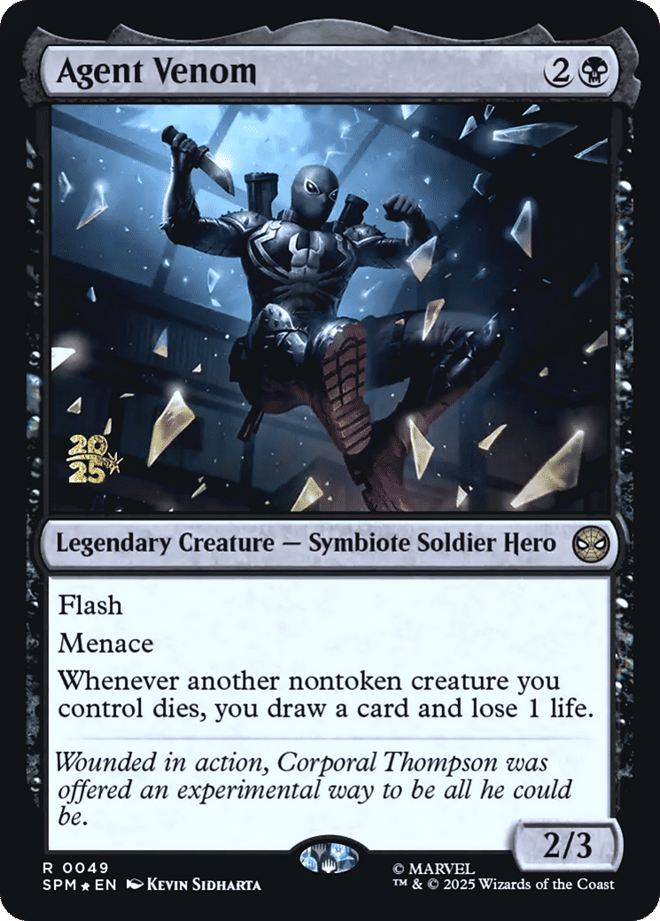 Agent Venom — Marvel's Spider-Man Promos — Magic: The Gathering