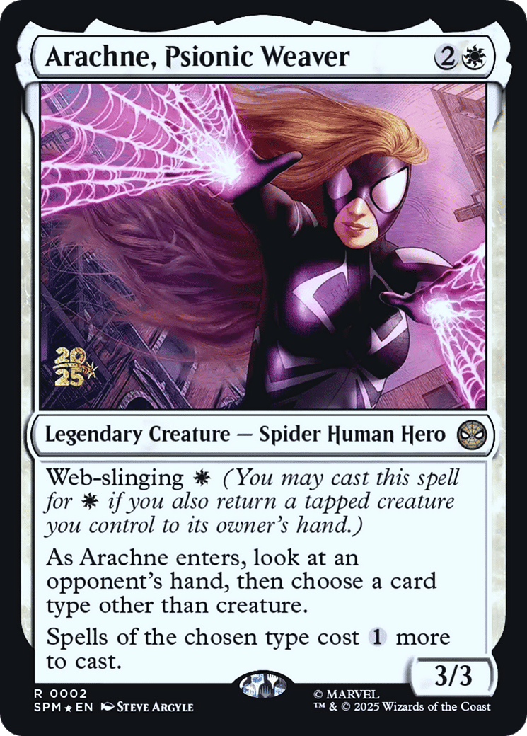 Arachne, Psionic Weaver — Marvel's Spider-Man Promos — Magic: The Gathering