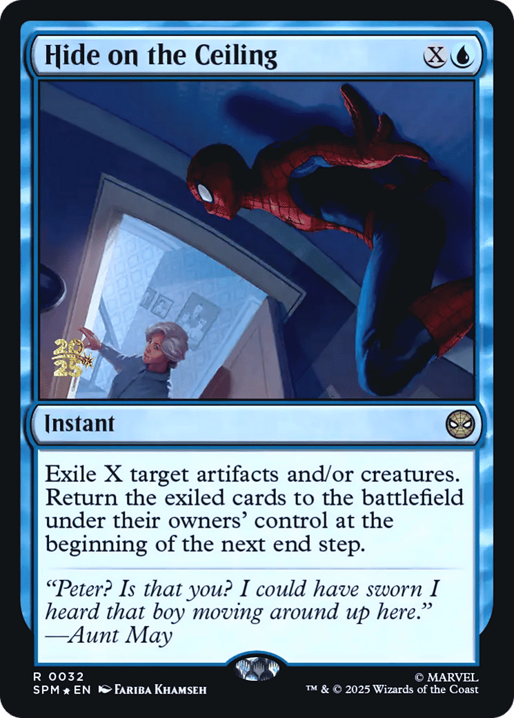 Hide on the Ceiling from Marvel's Spider-Man Promos - Magic: The Gathering