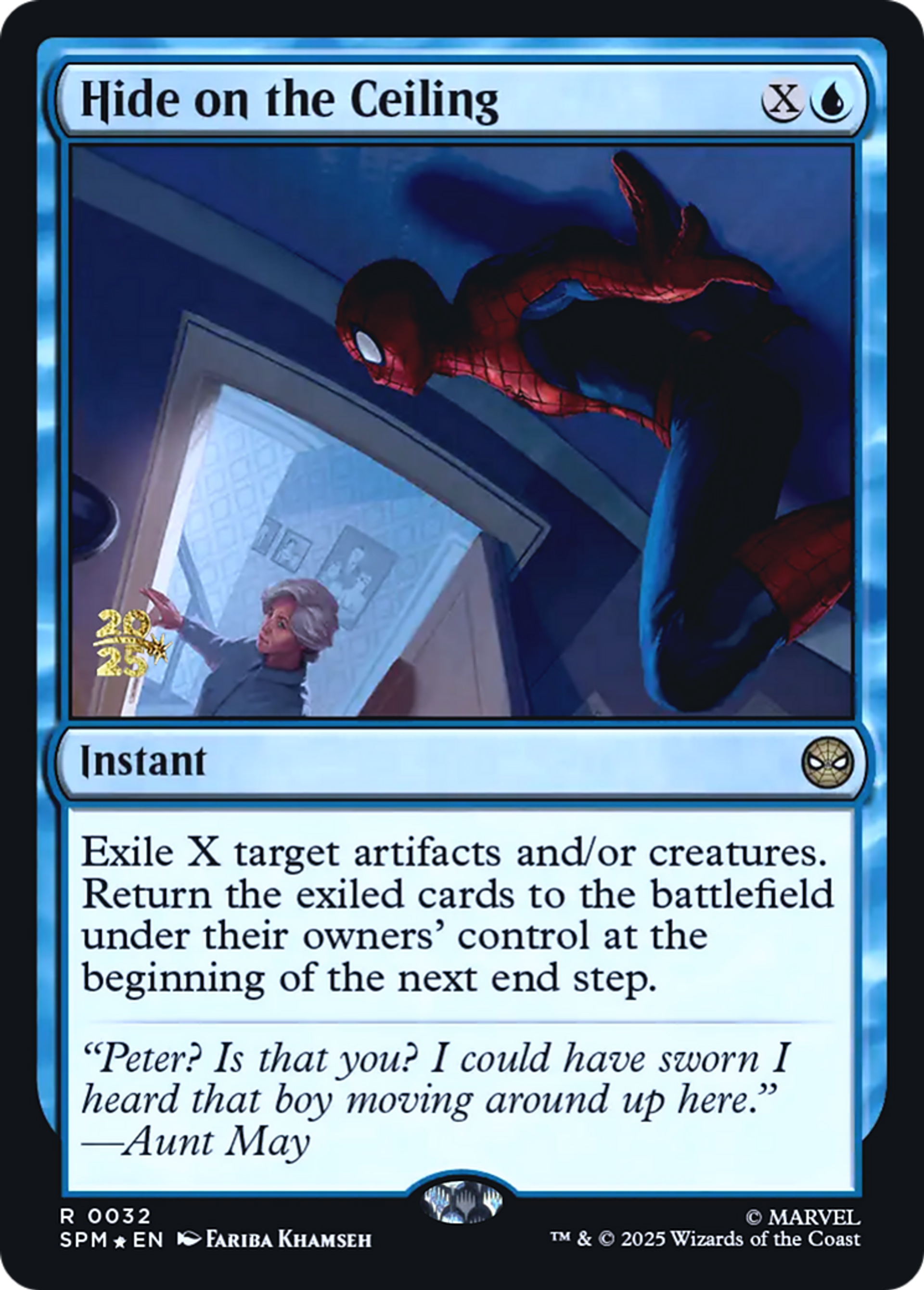 Hide on the Ceiling — Marvel's Spider-Man Promos — Magic: The Gathering