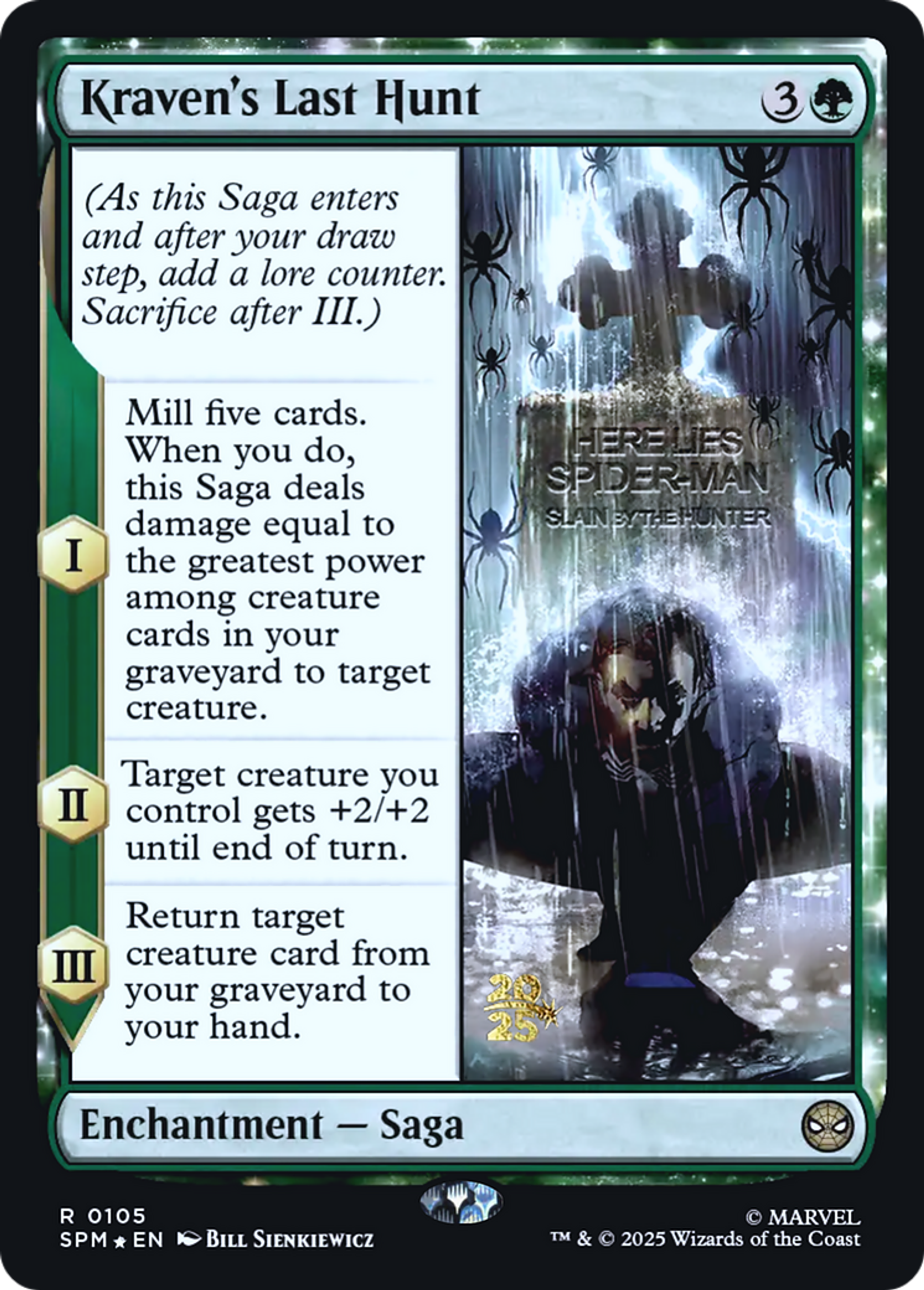 La dernière chasse de Kraven — Marvel's Spider-Man Promos — Magic: The Gathering