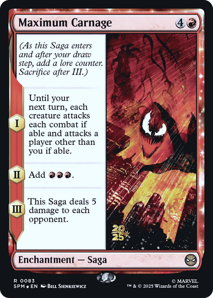 Maximum Carnage — Marvel's Spider-Man Promos — Magic: The Gathering