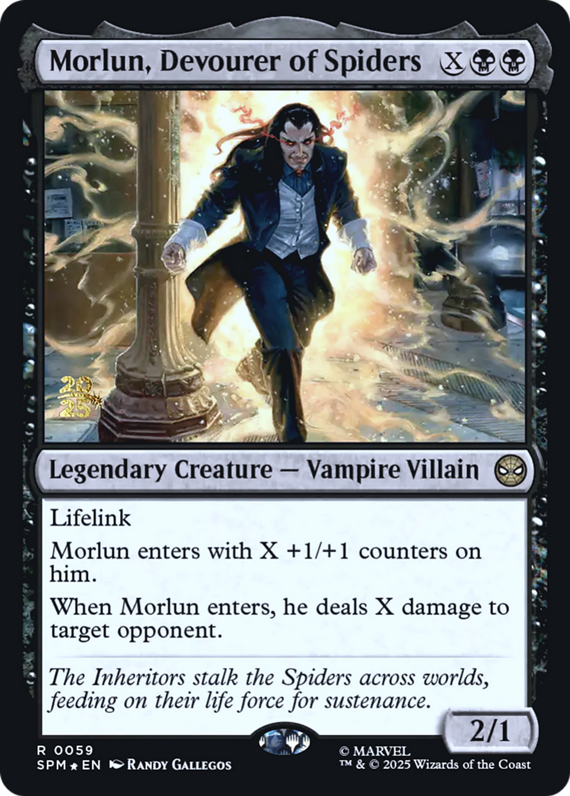Morlun, dévoreur d'araignées — Marvel's Spider-Man Promos — Magic: The Gathering
