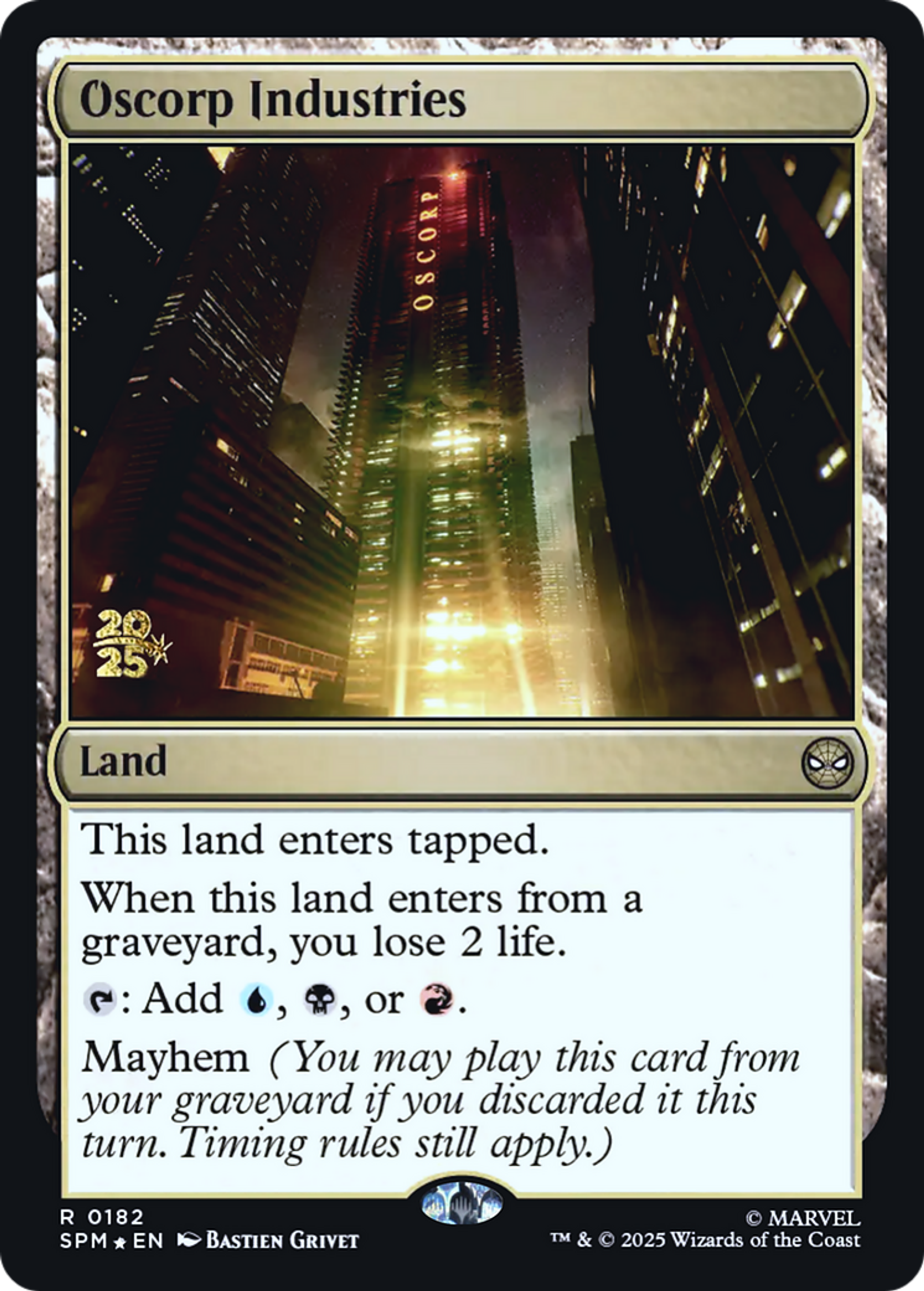 Oscorp Industries — Marvel's Spider-Man Promos — Magic: The Gathering
