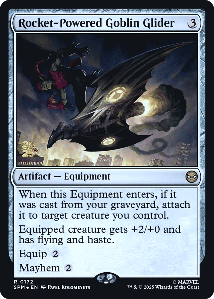 Rocket-Powered Goblin Glider — Marvel's Spider-Man Promos — Magic: The Gathering