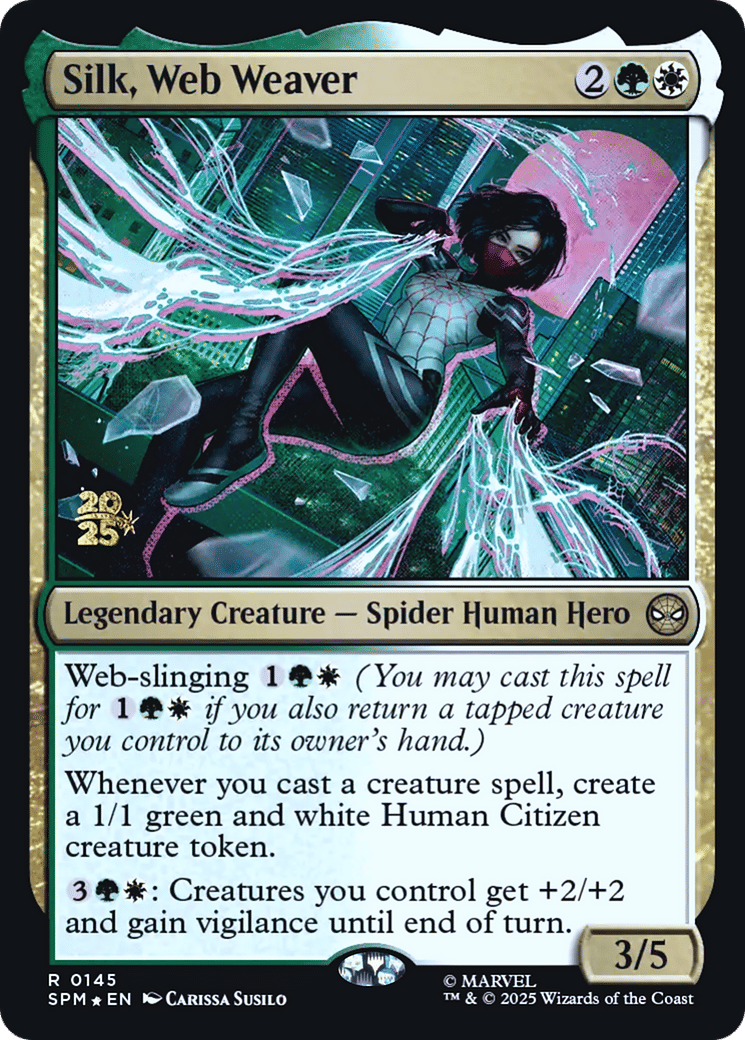 Silk, Web Weaver — Marvel's Spider-Man Promos — Magic: The Gathering