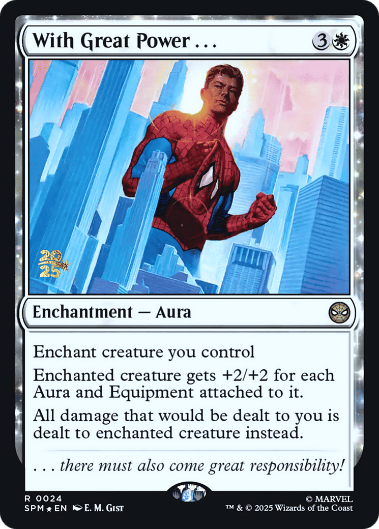With Great Power . . . — Marvel's Spider-Man Promos — Magic: The Gathering