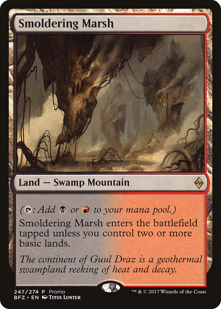 Smoldering Marsh — BFZ Standard Series — Magic: The Gathering