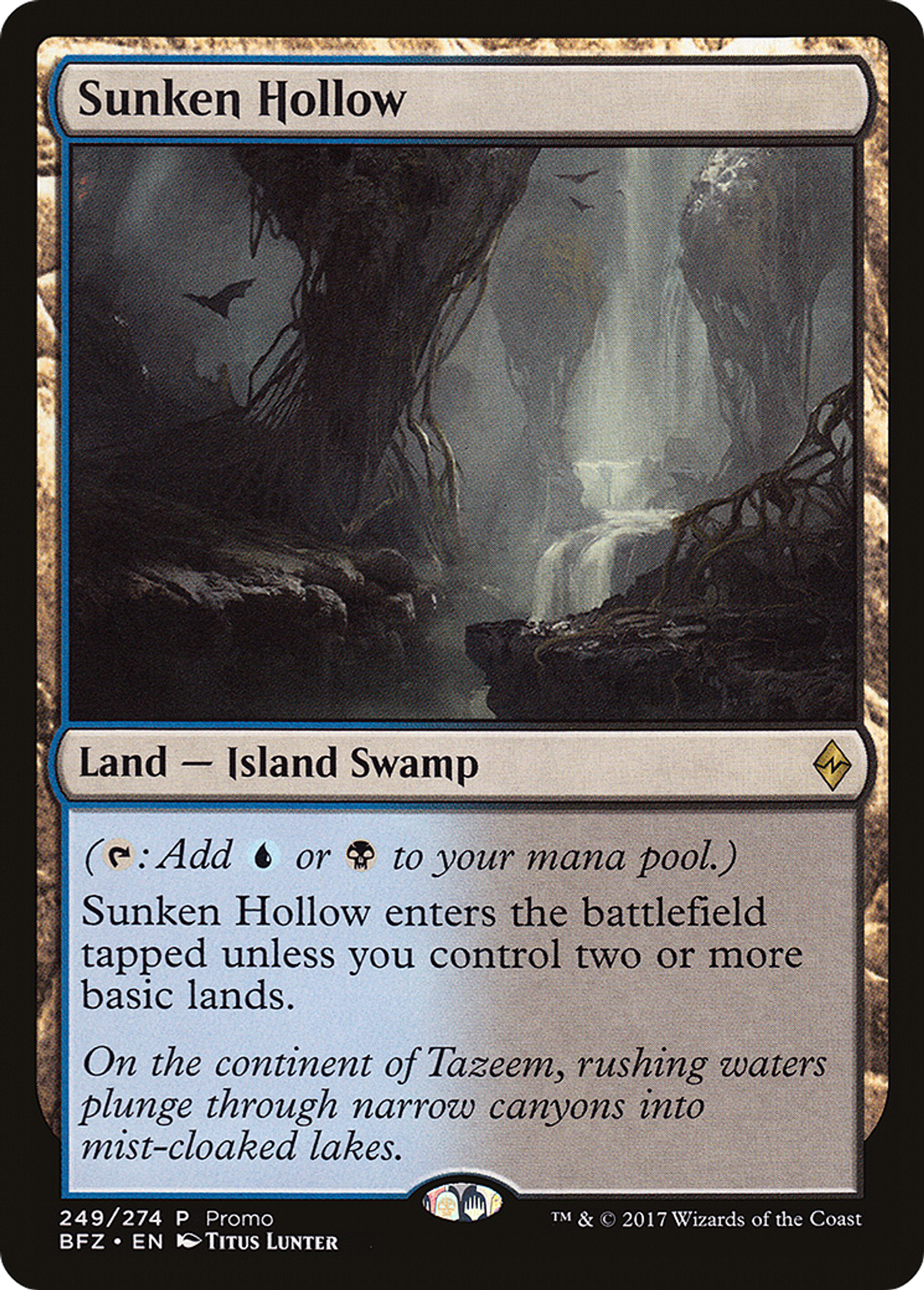 Sunken Hollow — BFZ Standard Series — Magic: The Gathering