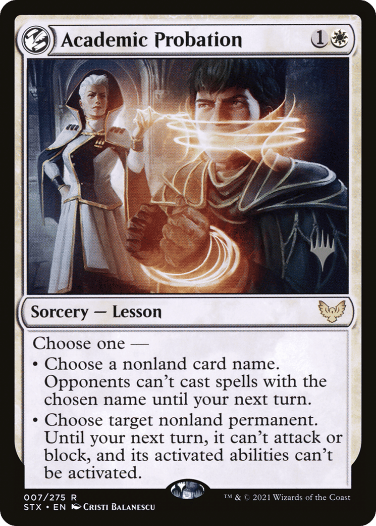 Academic Probation — Strixhaven: School of Mages Promos — Magic: The Gathering