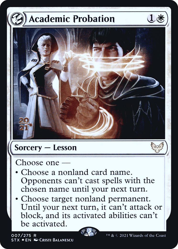 Academic Probation — Strixhaven: School of Mages Promos — Magic: The Gathering