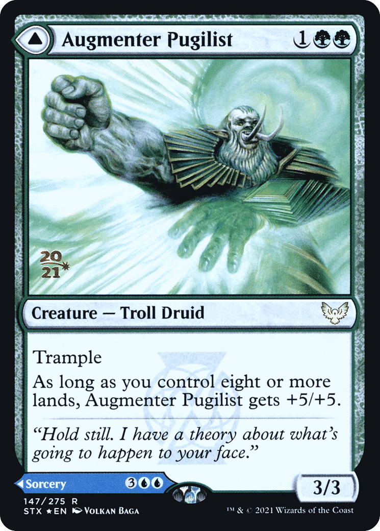 Augmenter Pugilist // Echoing Equation — Strixhaven: School of Mages Promos — Magic: The Gathering