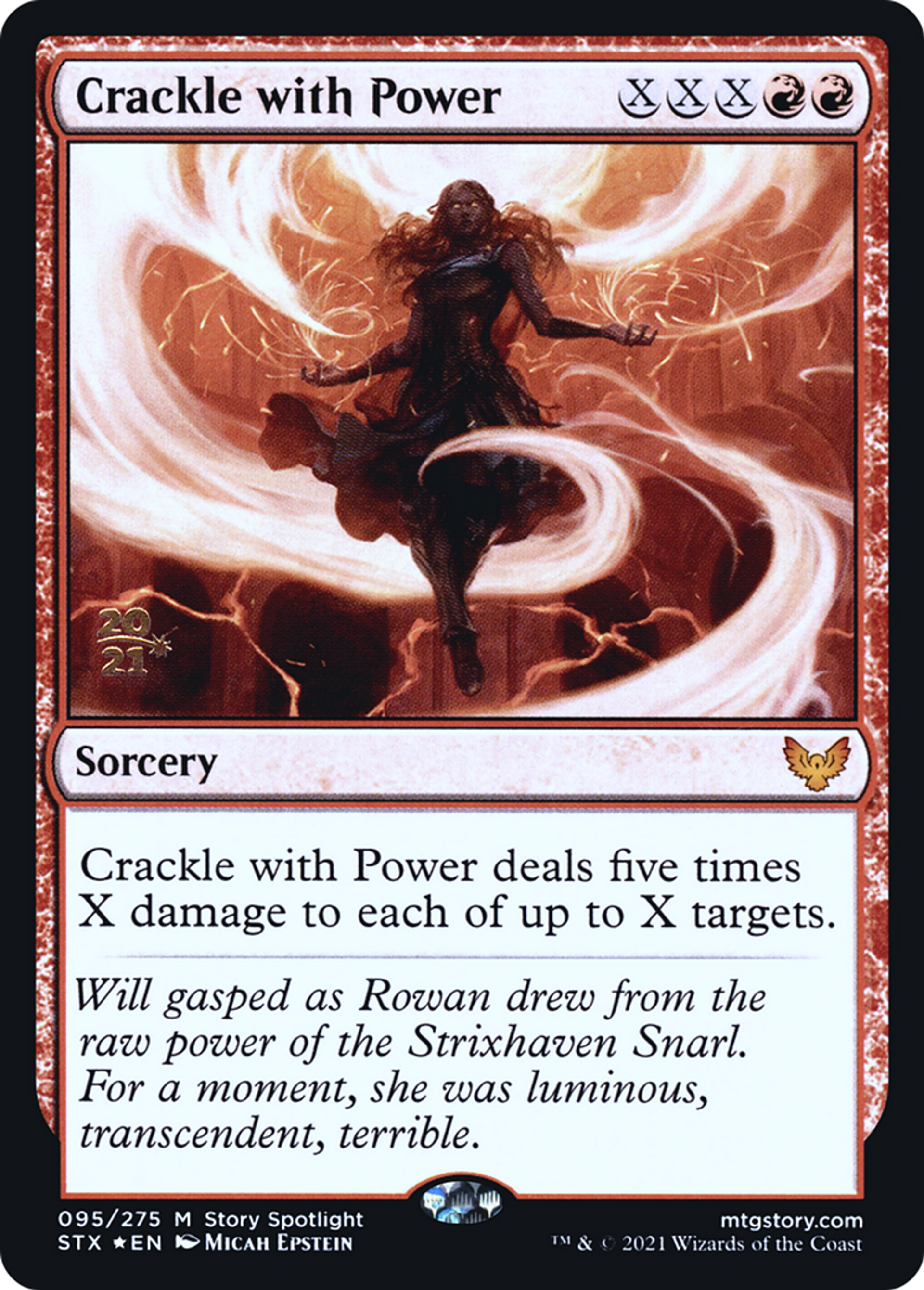 Crackle with Power — Strixhaven: School of Mages Promos — Magic: The Gathering