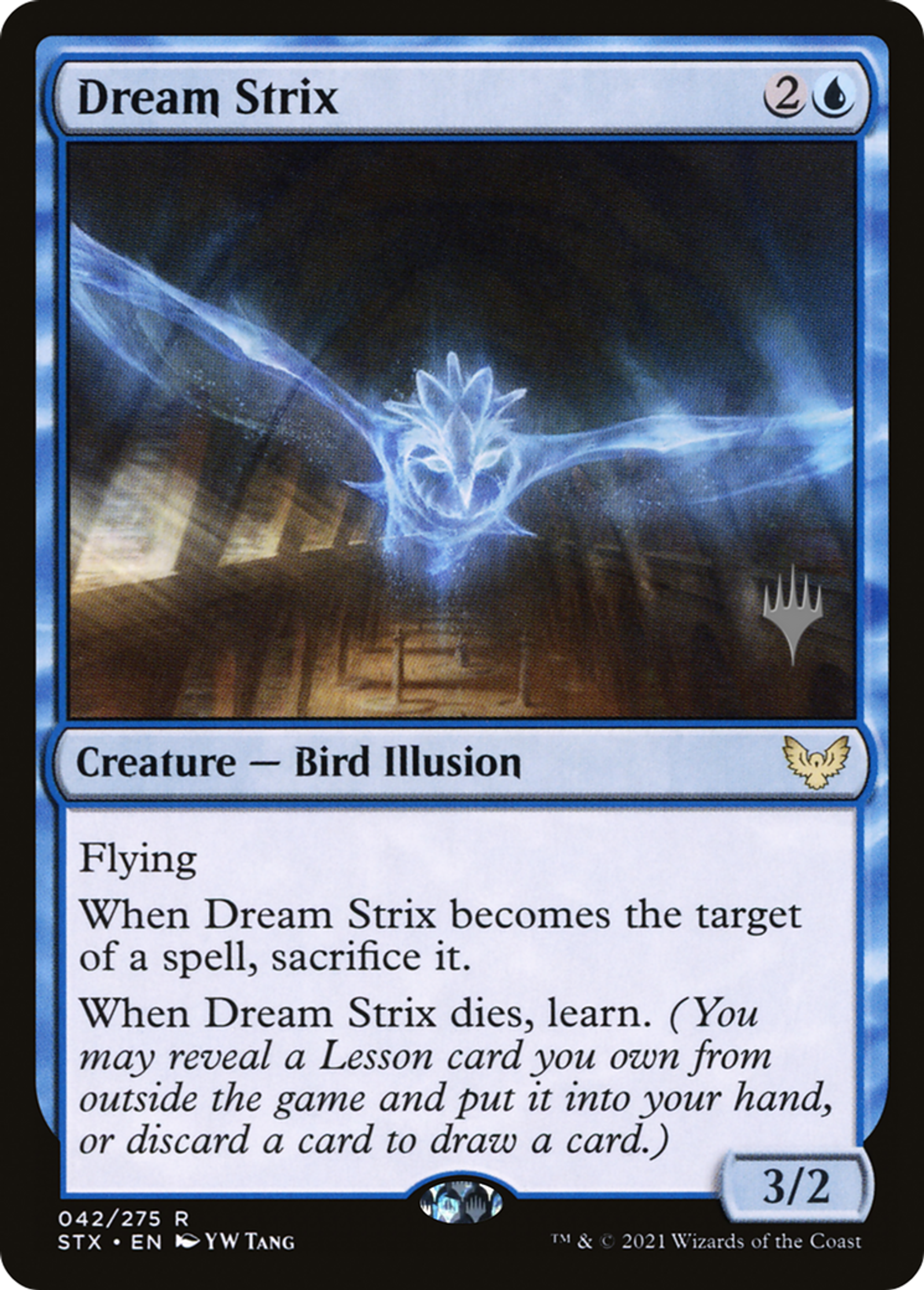 Dream Strix — Strixhaven: School of Mages Promos — Magic: The Gathering