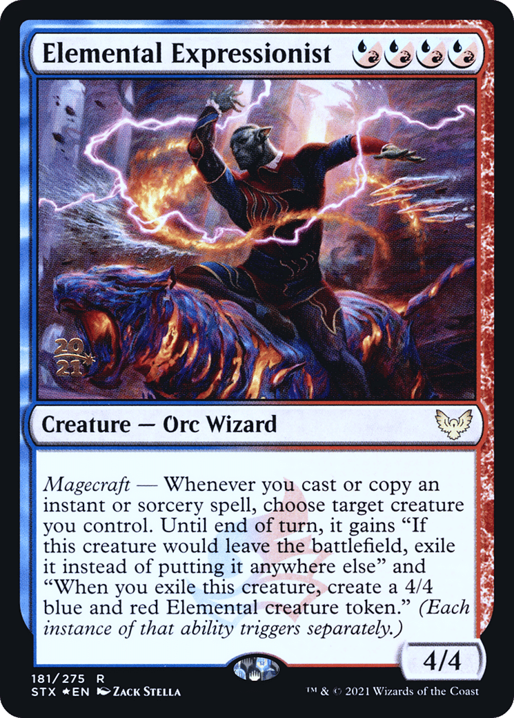 Elemental Expressionist — Strixhaven: School of Mages Promos — Magic: The Gathering