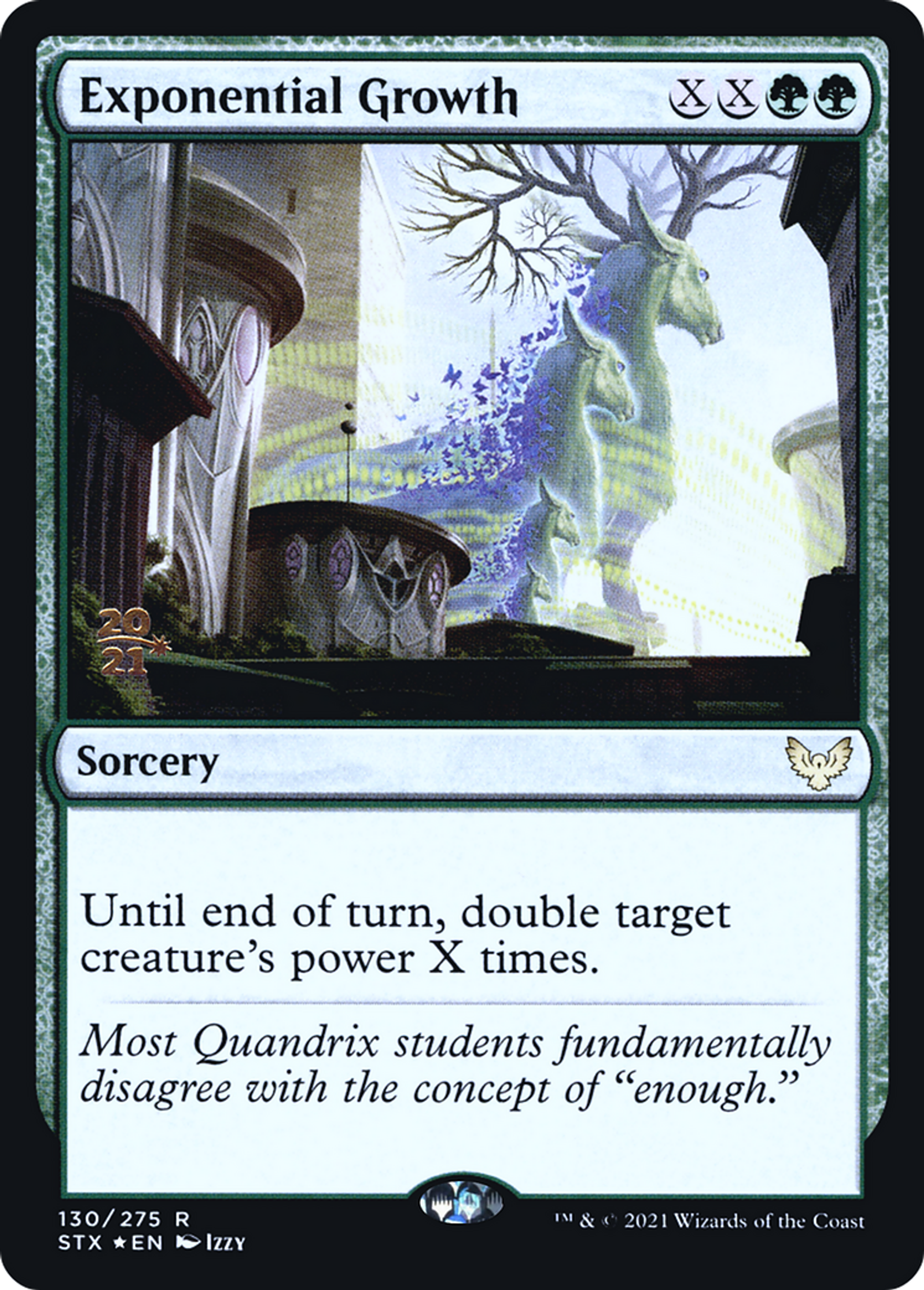 Exponential Growth — Strixhaven: School of Mages Promos — Magic: The Gathering