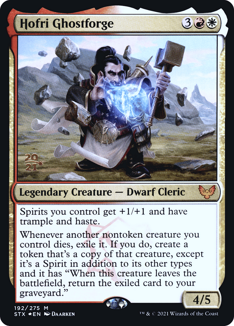 Hofri Ghostforge — Strixhaven: School of Mages Promos — Magic: The Gathering