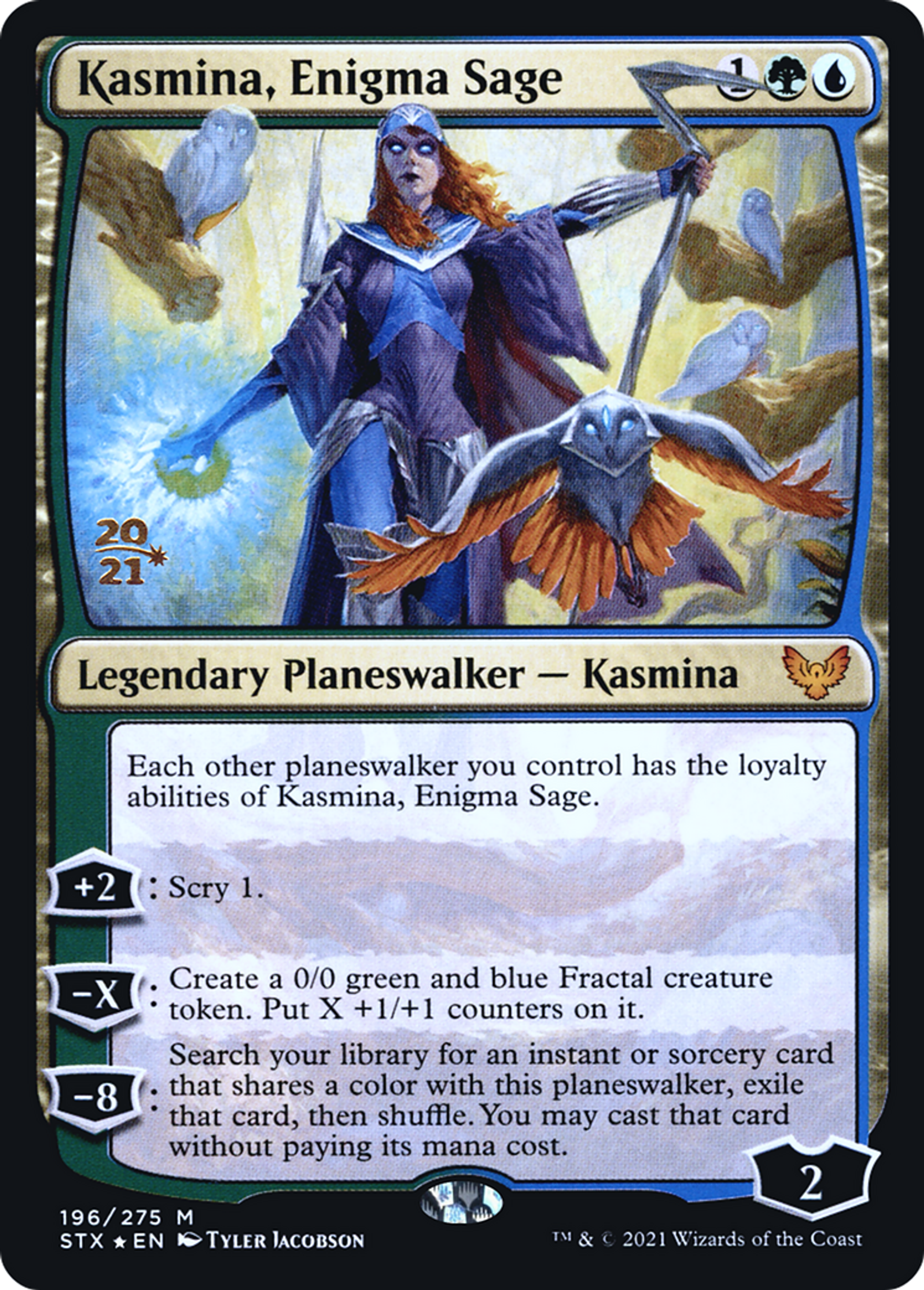 Kasmina, Enigma Sage — Strixhaven: School of Mages Promos — Magic: The Gathering