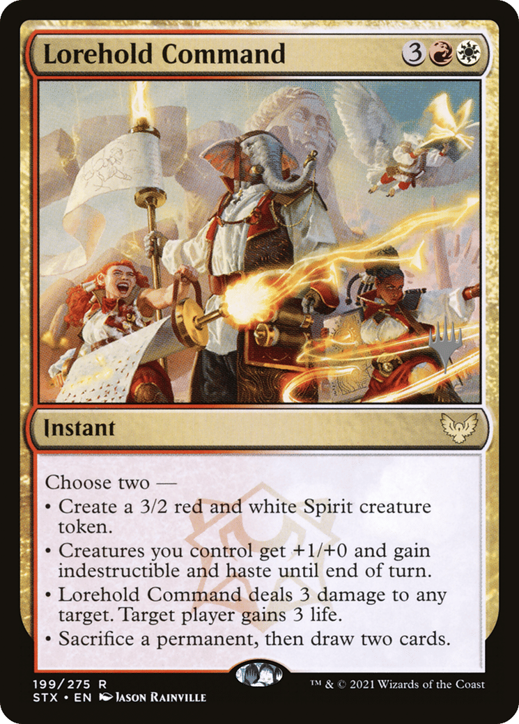 Lorehold Command — Strixhaven: School of Mages Promos — Magic: The Gathering