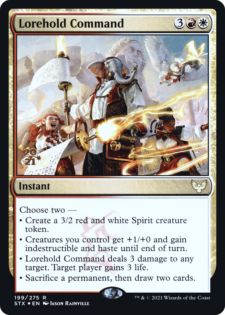 Lorehold Command — Strixhaven: School of Mages Promos — Magic: The Gathering