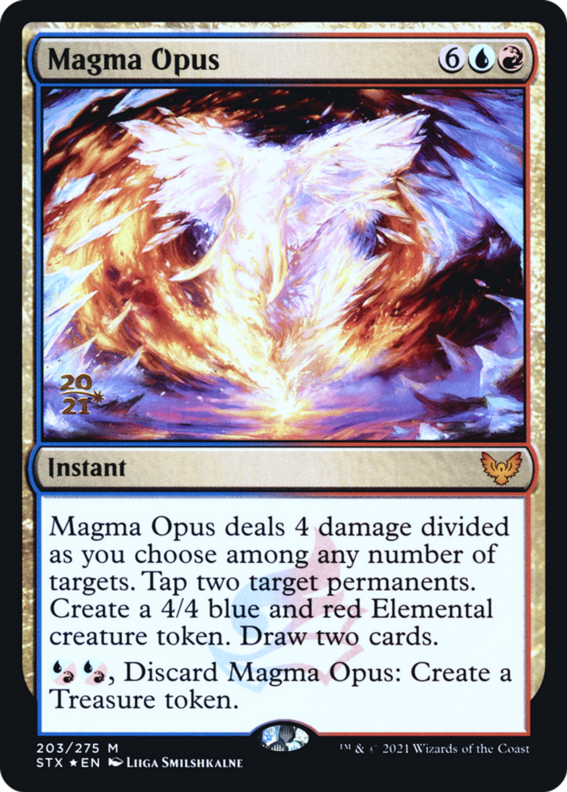 Magma opus — Strixhaven: School of Mages Promos — Magic: The Gathering