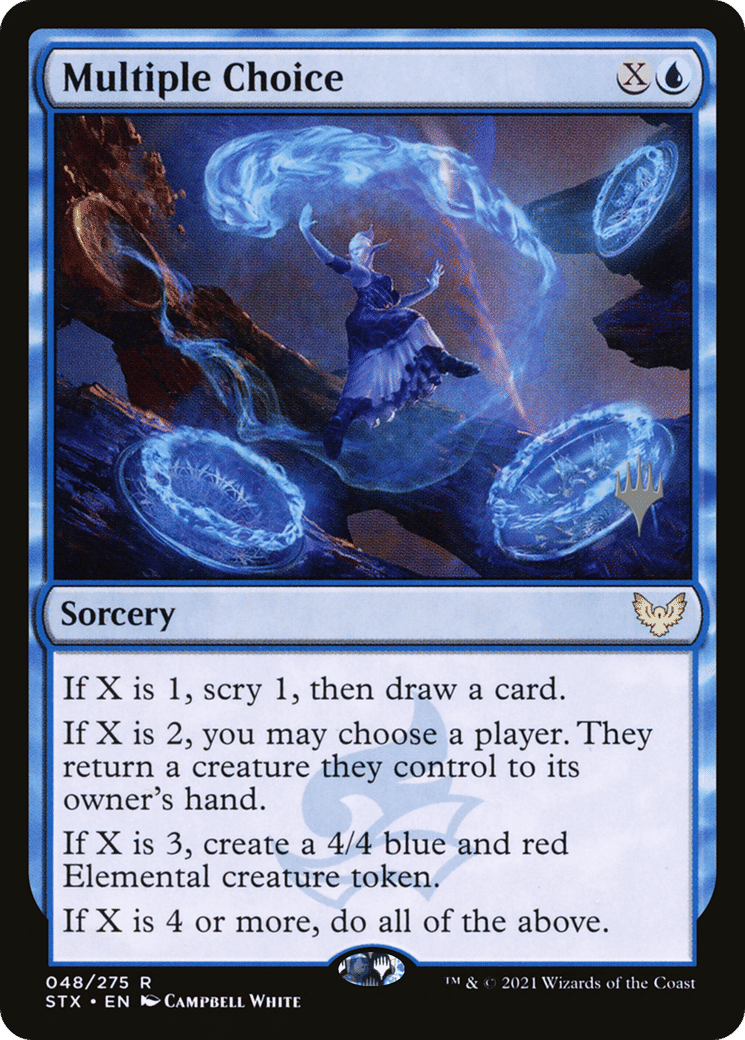 Multiple Choice — Strixhaven: School of Mages Promos — Magic: The Gathering