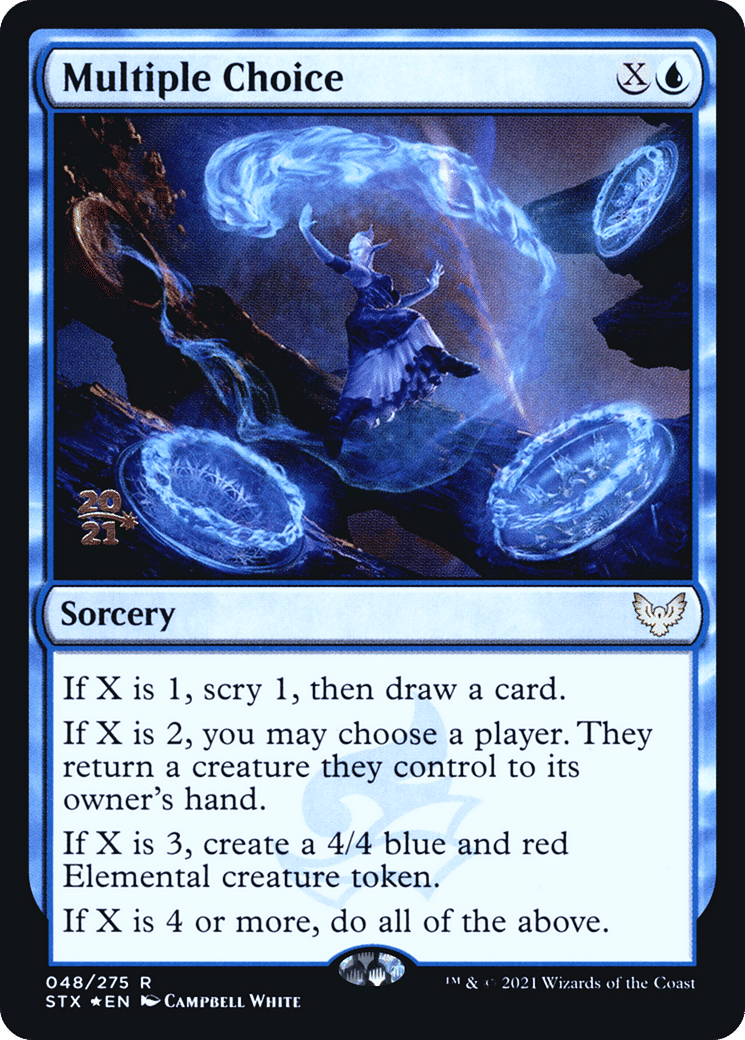 Multiple Choice — Strixhaven: School of Mages Promos — Magic: The Gathering