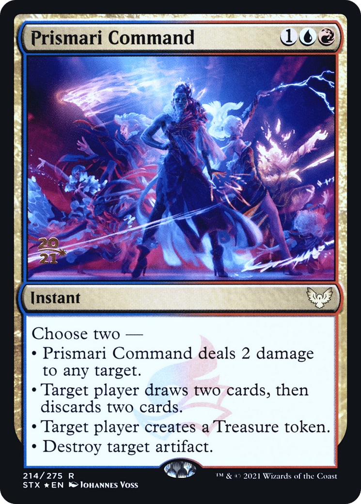 Prismari Command — Strixhaven: School of Mages Promos — Magic: The Gathering