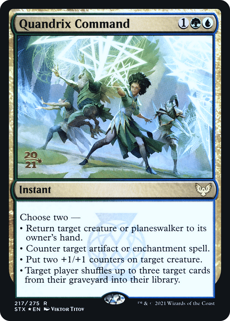 Quandrix Command — Strixhaven: School of Mages Promos — Magic: The Gathering