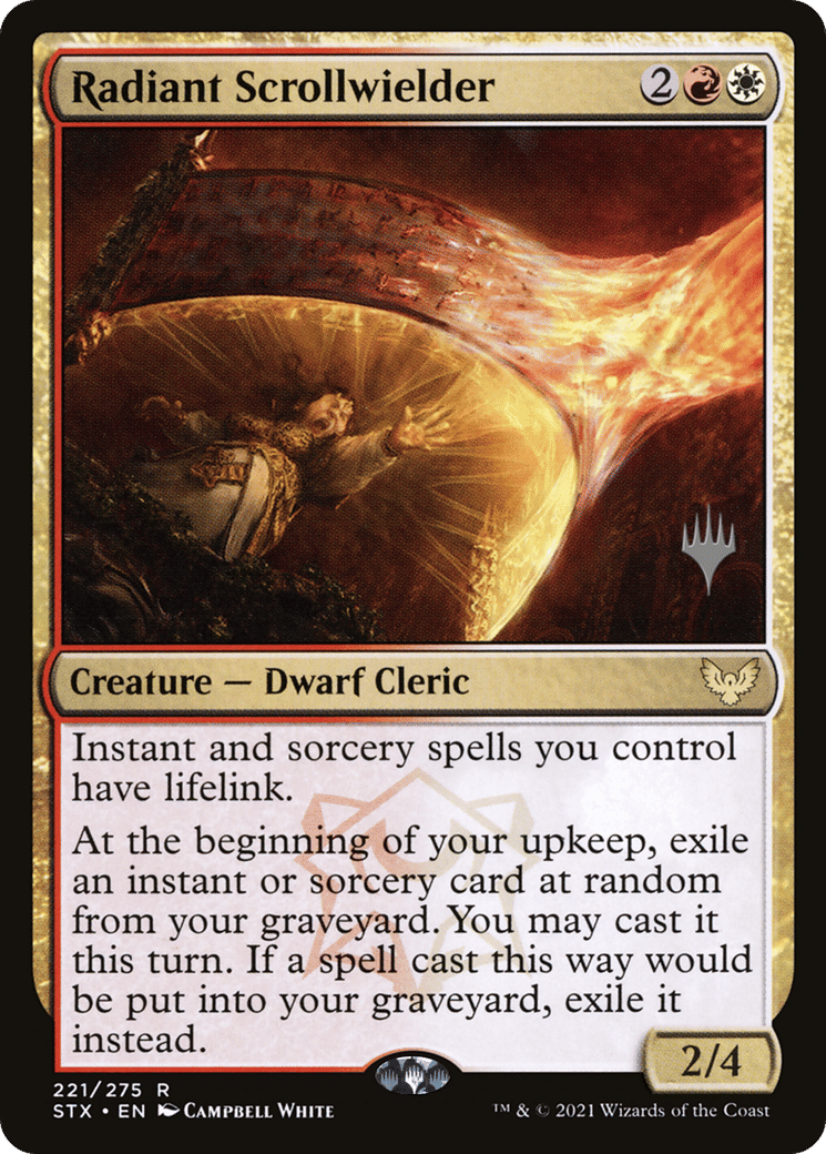 Radiant Scrollwielder — Strixhaven: School of Mages Promos — Magic: The Gathering