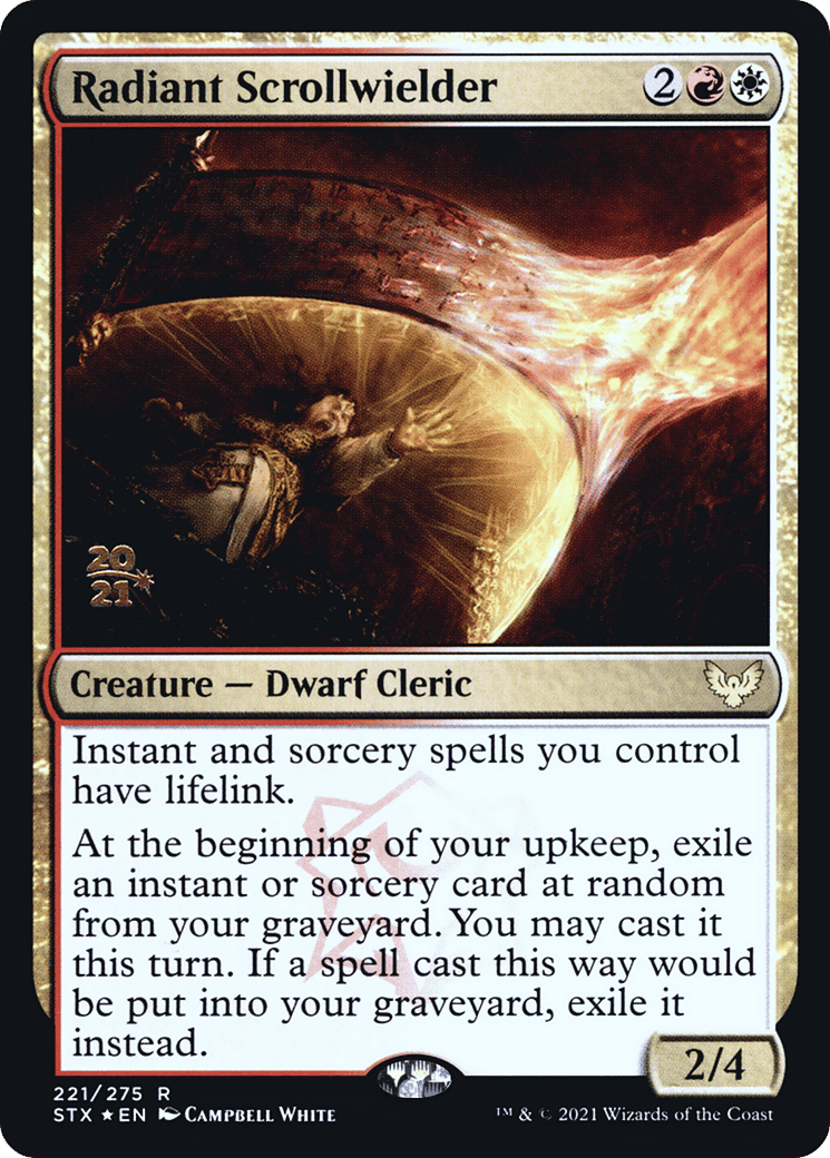 Radiant Scrollwielder — Strixhaven: School of Mages Promos — Magic: The Gathering