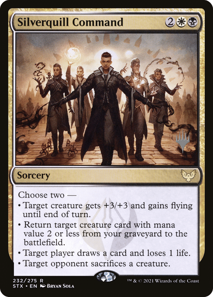 Silverquill Command — Strixhaven: School of Mages Promos — Magic: The Gathering