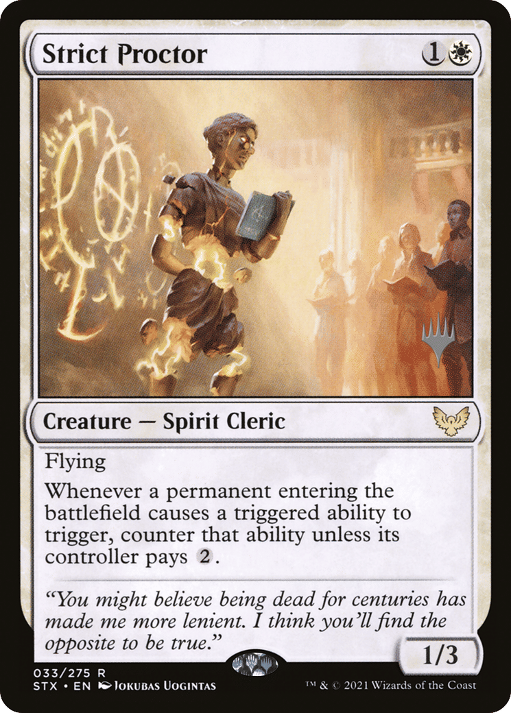 Strict Proctor — Strixhaven: School of Mages Promos — Magic: The Gathering