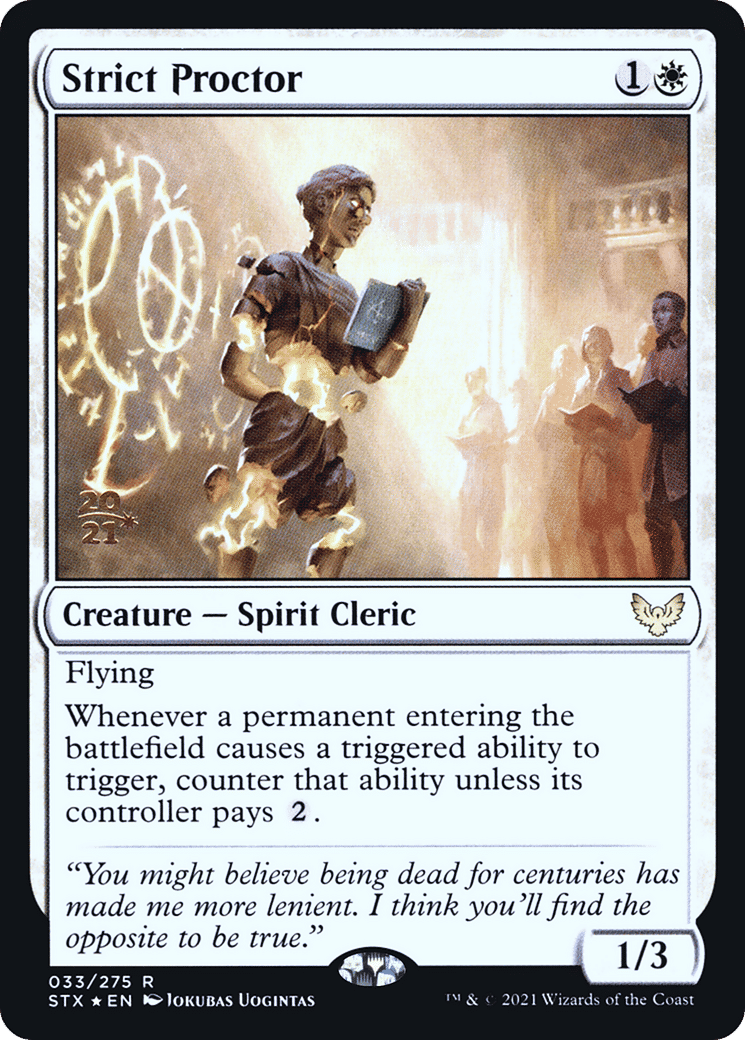 Strict Proctor — Strixhaven: School of Mages Promos — Magic: The Gathering