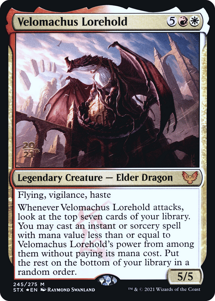 Velomachus Lorehold — Strixhaven: School of Mages Promos — Magic: The Gathering