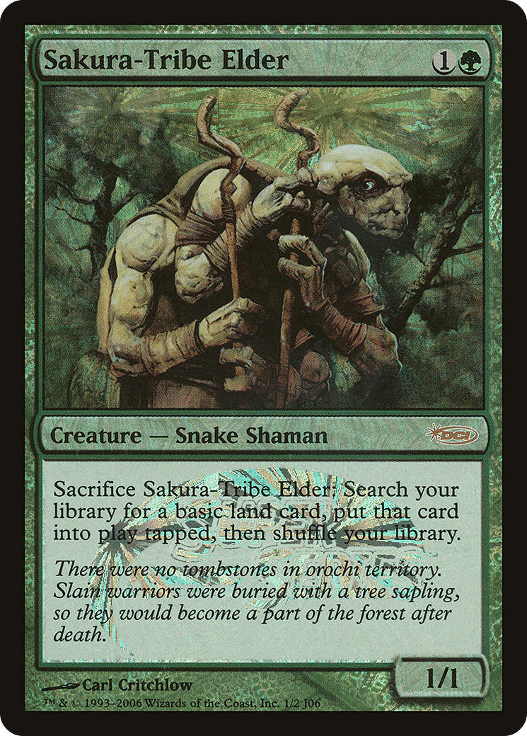 Sakura-Tribe Elder — Junior Super Series — Magic: The Gathering