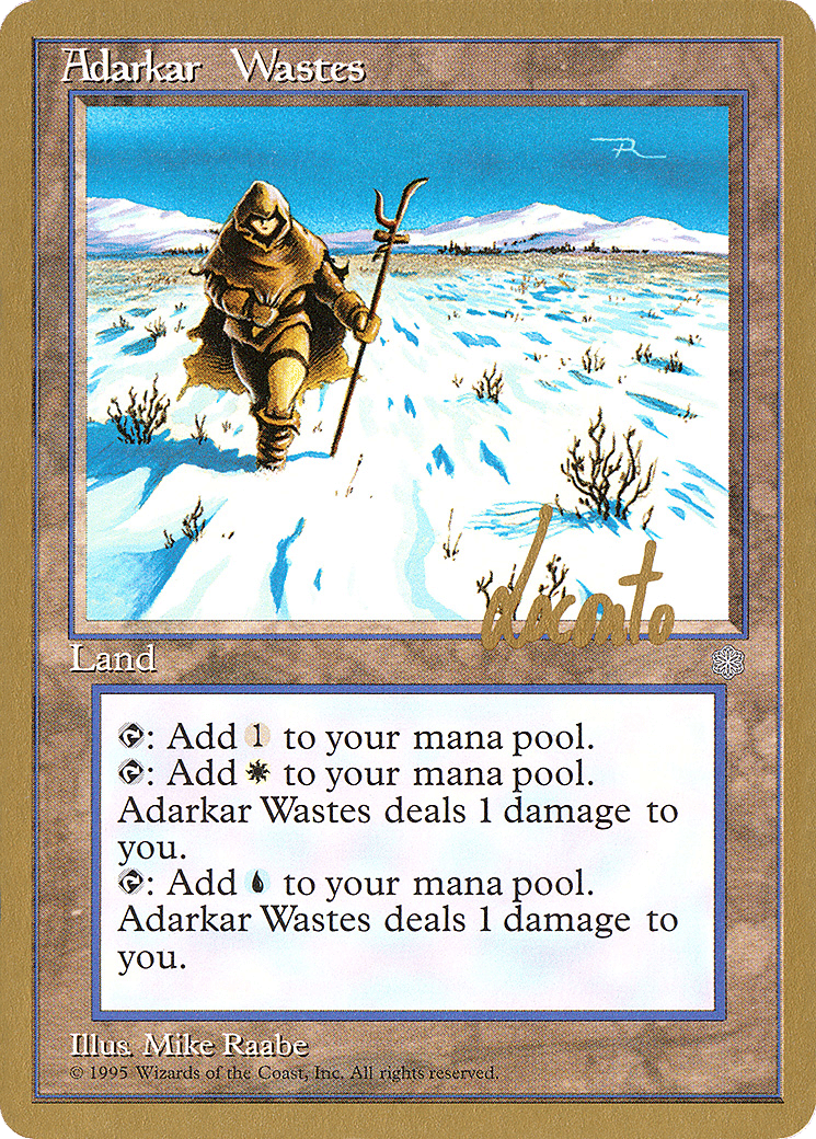 Adarkar Wastes — Pro Tour Collector Set — Magic: The Gathering