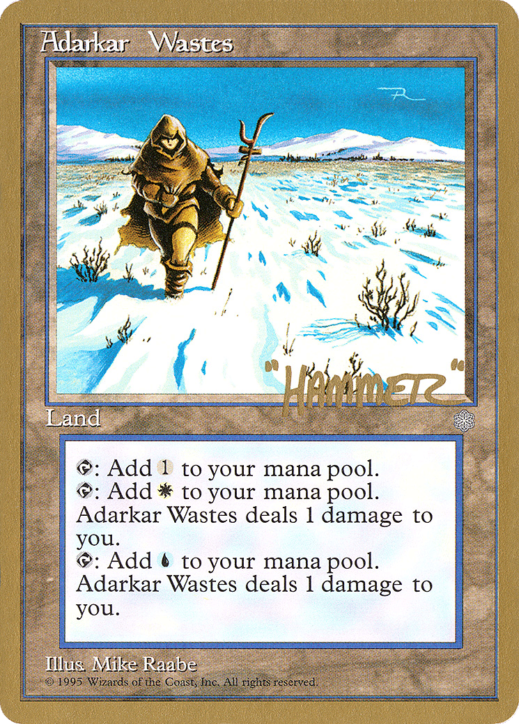 Adarkar Wastes — Pro Tour Collector Set — Magic: The Gathering