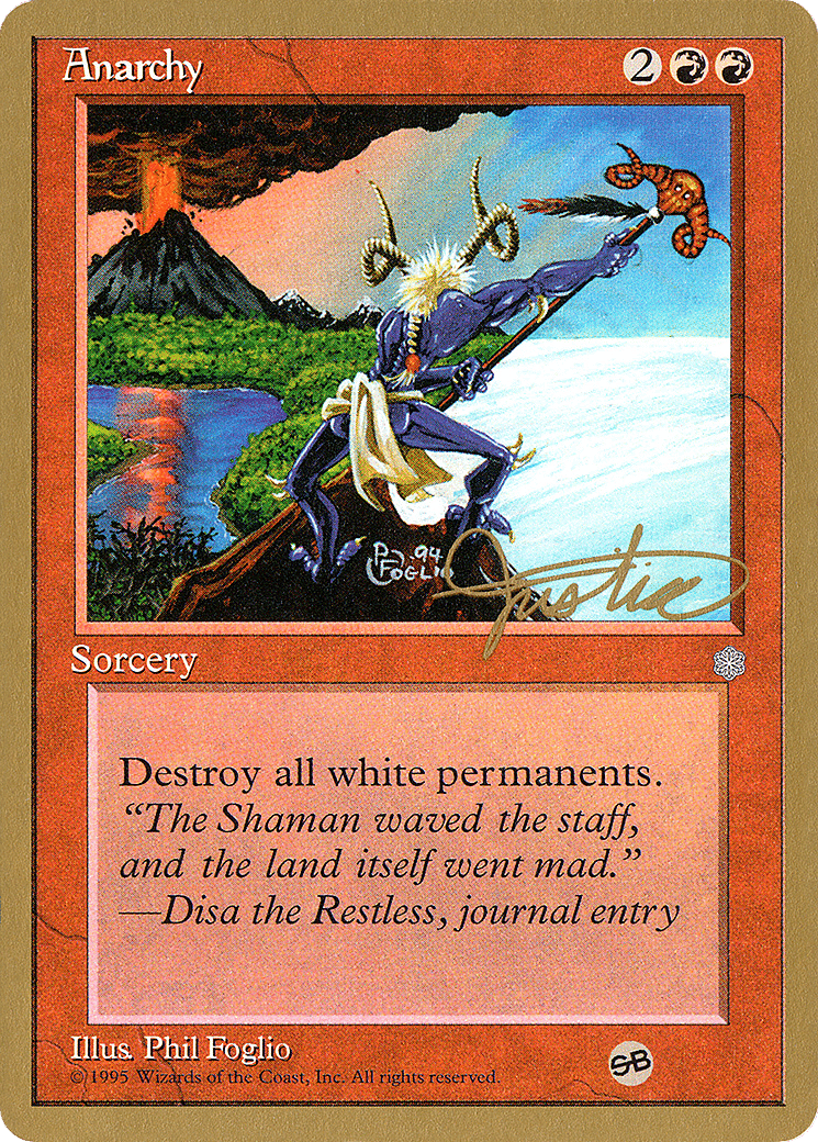 Anarchy — Pro Tour Collector Set — Magic: The Gathering