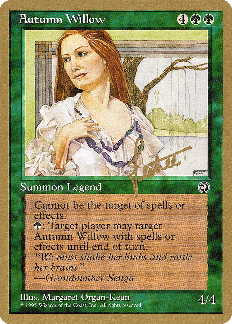 Autumn Willow — Pro Tour Collector Set — Magic: The Gathering