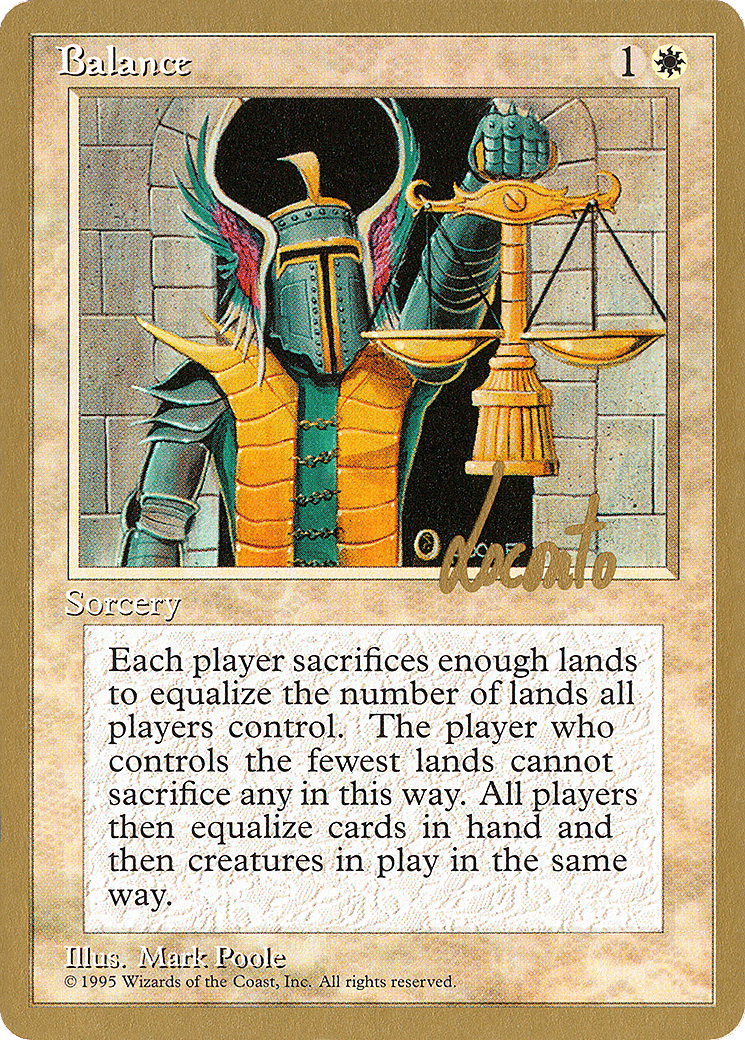 Balance — Pro Tour Collector Set — Magic: The Gathering