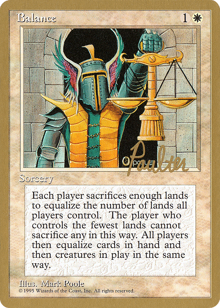 Balance — Pro Tour Collector Set — Magic: The Gathering