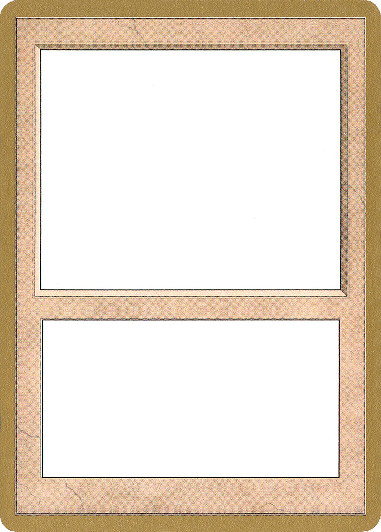 Blank Card — Pro Tour Collector Set — Magic: The Gathering