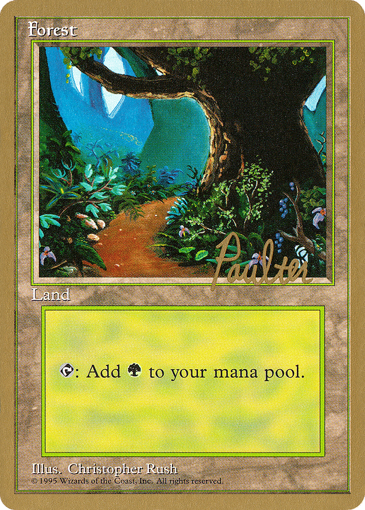 Forest — Pro Tour Collector Set — Magic: The Gathering