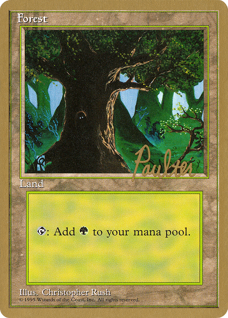 Forest — Pro Tour Collector Set — Magic: The Gathering