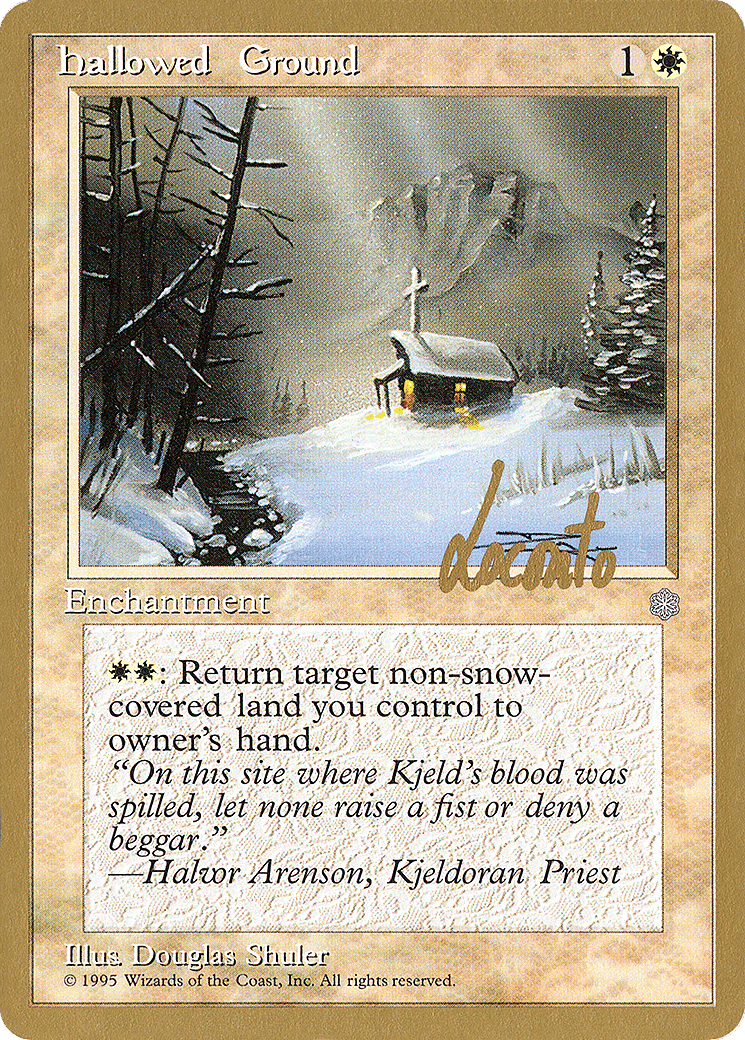 Hallowed Ground — Pro Tour Collector Set — Magic: The Gathering